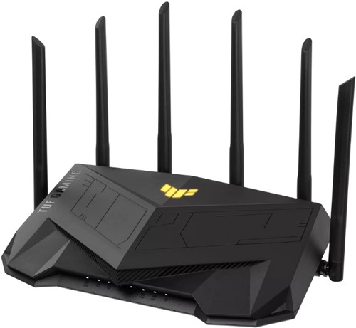 ASUS TUF Gaming AX6000 (TUF-AX6000) draadloze router Gigabit Ethernet Dual-band (2.4 GHz / 5 GHz) Zwart