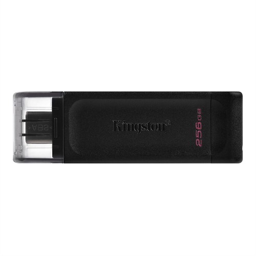 Kingston Technology 70 USB flash drive 256 GB USB Type-C 3.2 Gen 1 (3.1 Gen 1) Zwart