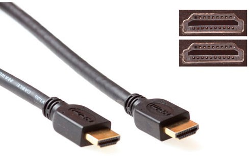 ACT HDMI High Speed aansluitkabel HDMI-A male - HDMI-A male, Standard Quality
