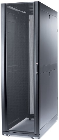 APC NetShelter SX 42U 600mm(b) x 1200mm(d) 19" IT rack, behuizing met zijpanelen, zwart