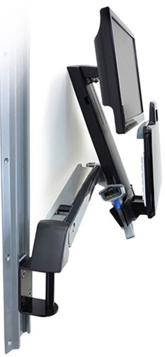 Ergotron StyleView Sit-Stand Combo Arm 61 cm (24") Aluminium Muur