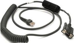 Zebra CBA-R31-C09ZAR seriële kabel Zwart 2,8 m