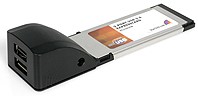 StarTech.com 2 Port USB 2.0 ExpressCard Adapter interfacekaart/-adapter