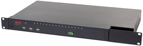 APC KVM0216A KVM-switch Rack-montage Zwart