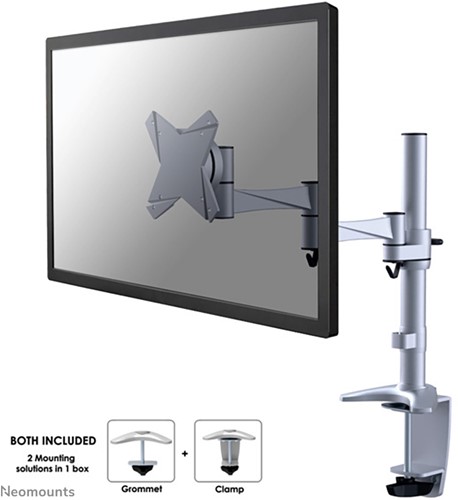 Neomounts FPMA-D1330SILVER Monitorarm 10-30"