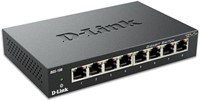 D-Link DGS-108 netwerk-switch Unmanaged L2 Gigabit Ethernet (10/100/1000) Zwart-3