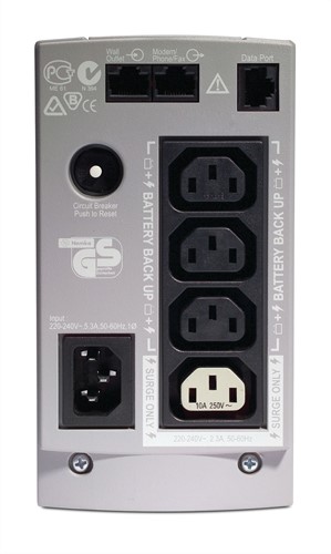 APC Back-UPS 650VA noodstroomvoeding 4x C13 uitgang, USB-2