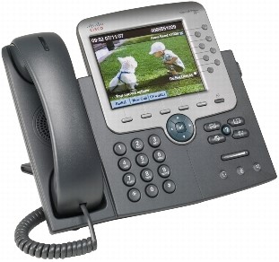 Cisco Unified IP Phone 7975G w/ 1 RTU License Nummerherkenning Zwart, Zilver
