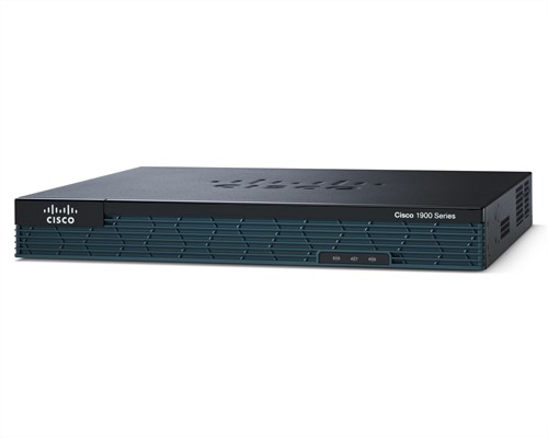 Cisco 1921 draadloze router Gigabit Ethernet Zwart