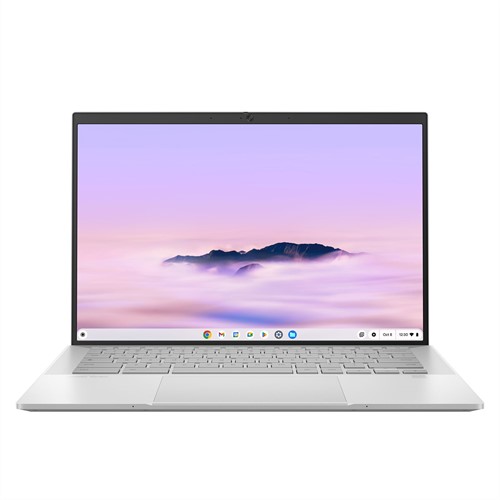 ASUS Chromebook Plus Enterprise CX54 CX5403CMA-QM0261 Intel Core Ultra 5 115U 35,6 cm (14") Touchscreen WQXGA 8 GB LPDDR5x-SDRAM 128 GB SSD Wi-Fi 6E (802.11ax) ChromeOS Zilver