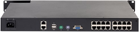 APC KVM1116P KVM-switch Rack-montage Zwart