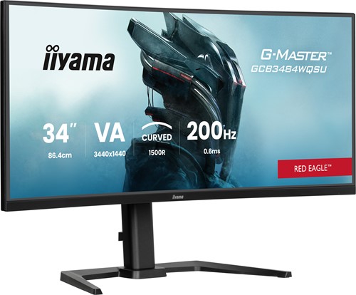iiyama G-MASTER GCB3484WQSU-B2 34IN PRO-GAMING 0.4MS VA LCD 3440X144 computer monitor 86,4 cm (34") 3440 x 1440 Pixels UltraWide Quad HD Zwart-2