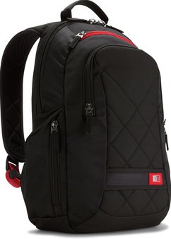 Case Logic Sporty DLBP-114 Black notebooktas 35,6 cm (14") Rugzakhouder Zwart