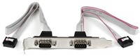StarTech.com 2-poort 40cm DB9 Seriële Poort Bracket naar 10-pins Moederbord