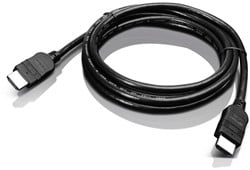 Lenovo 2.0m HDMI HDMI kabel 2 m HDMI Type A (Standaard) Zwart