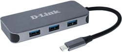 D-Link 6-in-1 USB-C Hub met HDMI/Gigabit Ethernet/Stroomvoorziening DUB-2335