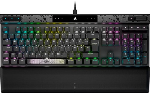 Corsair K70 MAX toetsenbord USB Amerikaans Engels Zwart