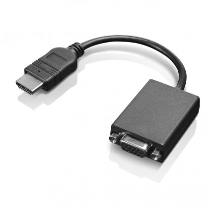 Lenovo HDMI / VGA 0,20 m Zwart