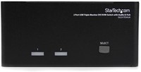 StarTech.com 2-poort Triple monitor DVI USB KVM-switch met audio en USB 2.0-hub-2
