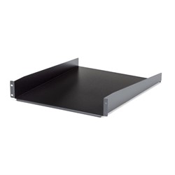StarTech.com 2U Server Rack Schap - Universele Rack Mount Cantilever Shelf voor 19" Netwerk Kast & Apparatuur - Heavy Duty Staal - Capaciteit 23kg - Diepte 55cm (22”) - Zwart