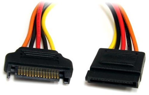 StarTech.com 30cm 15-pins SATA Verlengkabel Voeding