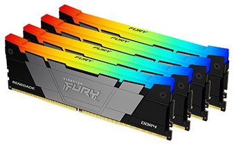 Kingston Technology FURY Renegade RGB geheugenmodule 128 GB 4 x 32 GB DDR4 3600 MHz