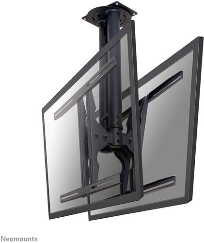 Neomounts PLASMA-C100D Dual monitor/TV-beugel plafond 37-75" - h 67-107 cm