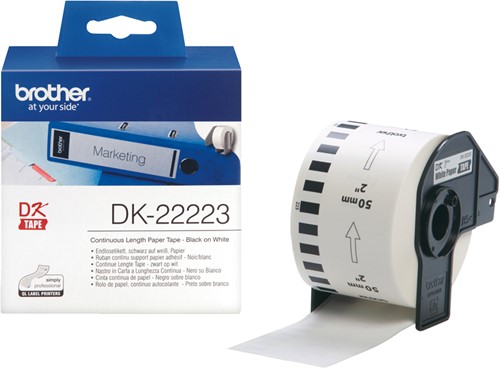 Brother DK-22223 printeretiket Wit
