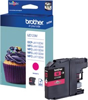 Brother LC-123M inktcartridge 1 stuk(s) Origineel Magenta