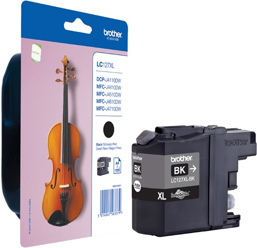 Brother LC-127XLBK Inktcartridge zwart