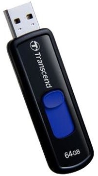 Transcend JetFlash elite JetFlash 760, 64GB USB flash drive USB Type-A 3.2 Gen 1 (3.1 Gen 1) Zwart, Blauw