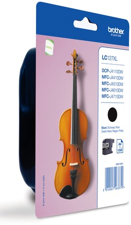 Brother LC-127XLBKBP inktcartridge 1 stuk(s) Origineel Zwart