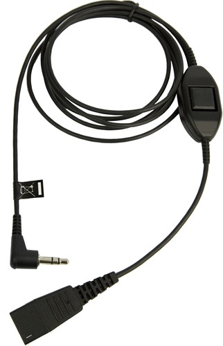 Jabra 8735-019 audio kabel 0,5 m QD 3.5mm Zwart