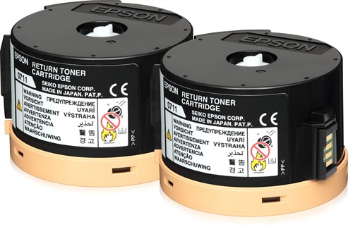 Epson Double Return Toner Cartridge Pack 2 x 2.5k