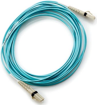 HPE 30m LC/LC OM3 Glasvezel kabel Blauw