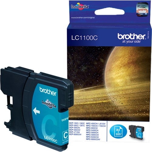 Brother LC-1100C inktcartridge 1 stuk(s) Origineel Cyaan