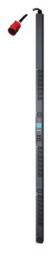 APC AP8681 - Switched & Metered-by-Outlet PDU, 0U, 400V, (21x) C13 & (3x) C19, IEC 309 16A 3Fase stekker