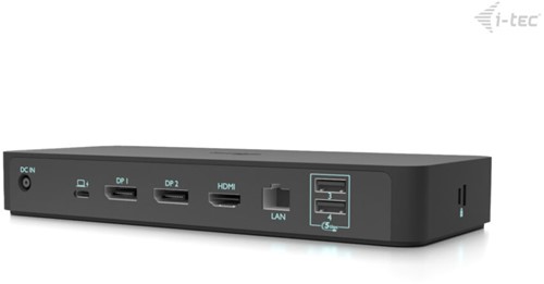 i-tec C31INTGTRI4KDOCPDCH laptop dock & poortreplicator Bedraad USB 3.2 Gen 1 (3.1 Gen 1) Type-C Zwart-3