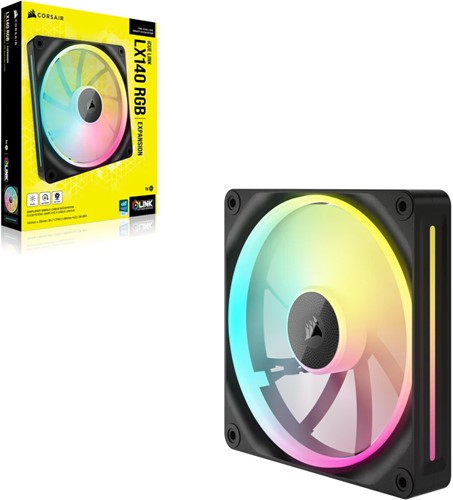 Corsair CO-9051027-WW koelsysteem voor computers Computer behuizing Ventilator 14 cm Zwart 1 stuk(s)-3