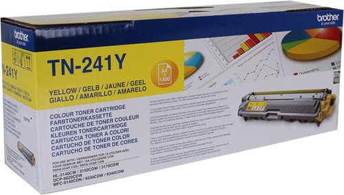 Brother TN-241Y tonercartridge 1 stuk(s) Origineel Geel-2