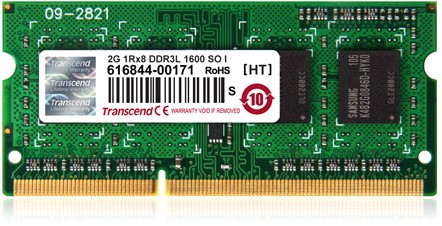 Transcend 4GB DDR3-1600 geheugenmodule 1 x 8 GB 1600 MHz