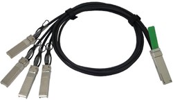 Cisco QSFP - 4xSFP10G, 3m InfiniBand-kabel QSFP+ 4 x SFP+ Zwart