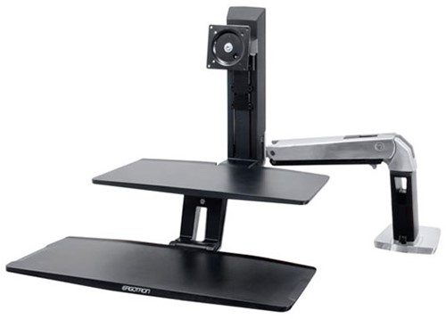 Ergotron WorkFit -A 61 cm (24") Zwart Bureau