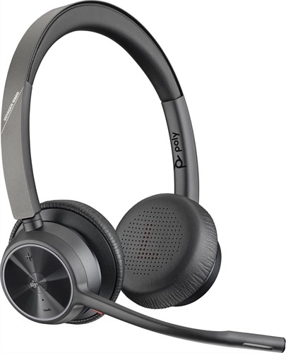 POLY Voyager 4320 Microsoft Teams Certified Headset + BT700 dongle + oplaadstatief-2