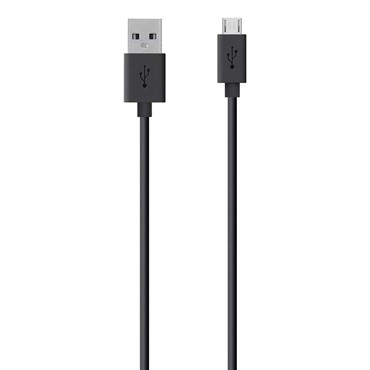 Belkin USB A - Micro-USB, 2m USB-kabel USB 2.0 Micro-USB B Zwart