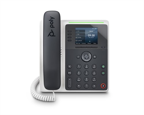 POLY Edge E220 IP telefoon Zwart 4 regels IPS