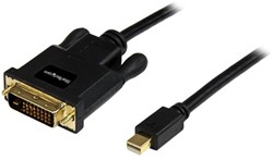 StarTech.com 1,8 m lange Mini DisplayPort-naar-DVI-adapterconverterkabel Mini DP-naar-DVI 1920x1200 zwart