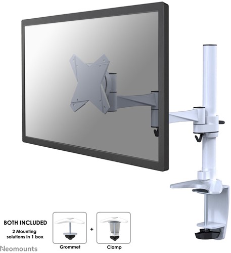 Neomounts FPMA-D1330WHITE Monitorarm 10-30"