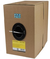 StarTech.com 304,8 m lange bulkrol witte CMR Cat5e massieve UTP-stijgkabel