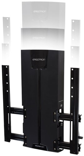 Ergotron 61-128-085 flat panel bureau steun 160 cm (63") Zwart Muur